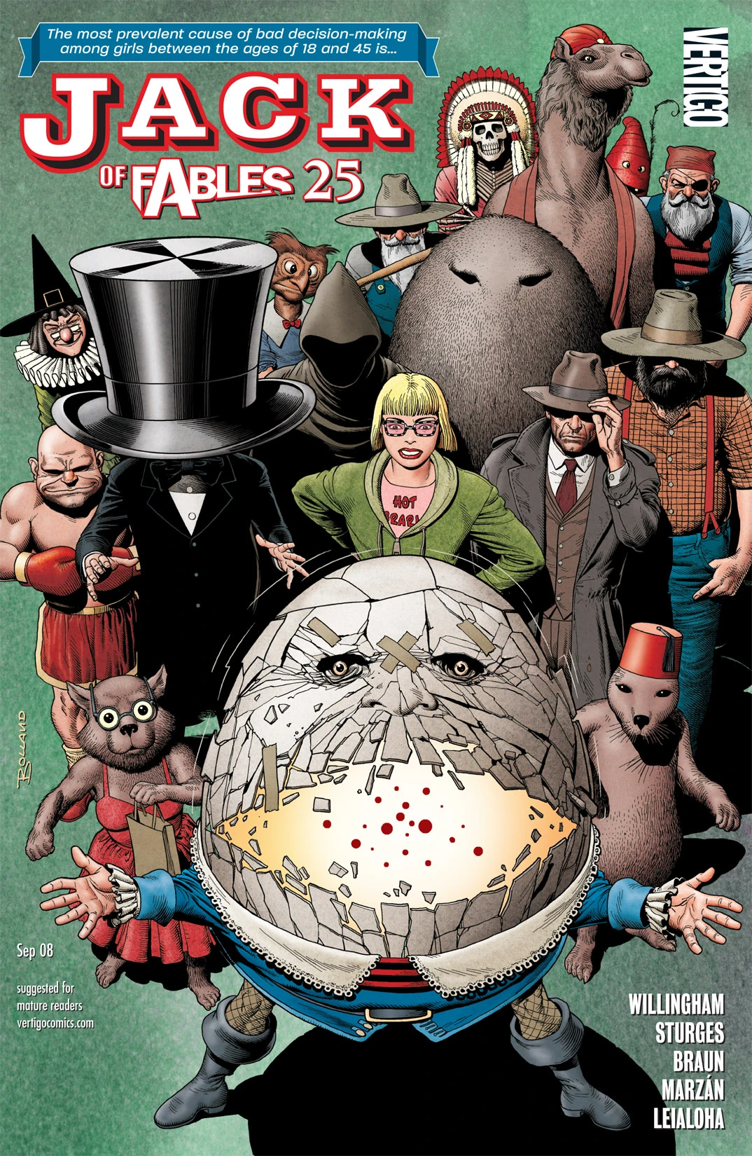 Jack of Fables #25 (DC, 2008 — Cover A) cover